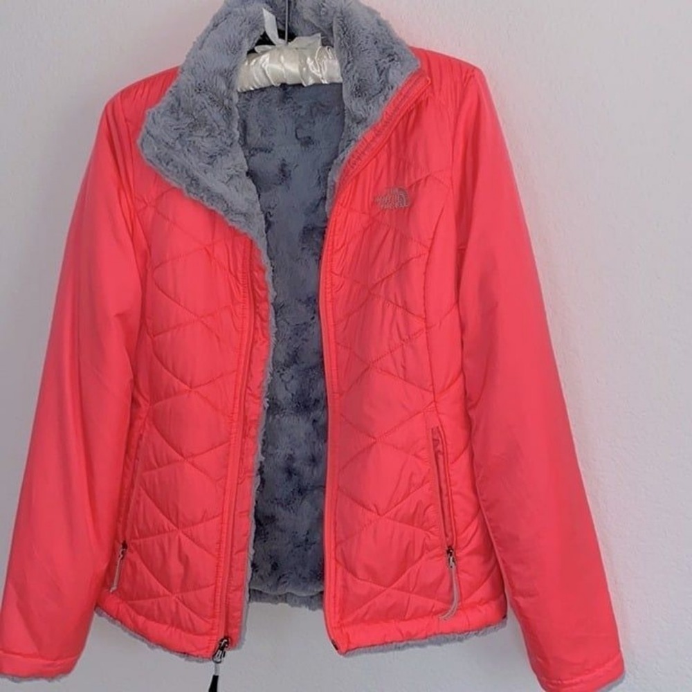 The North Face Womens Puffer Jacket Coat XS Fur